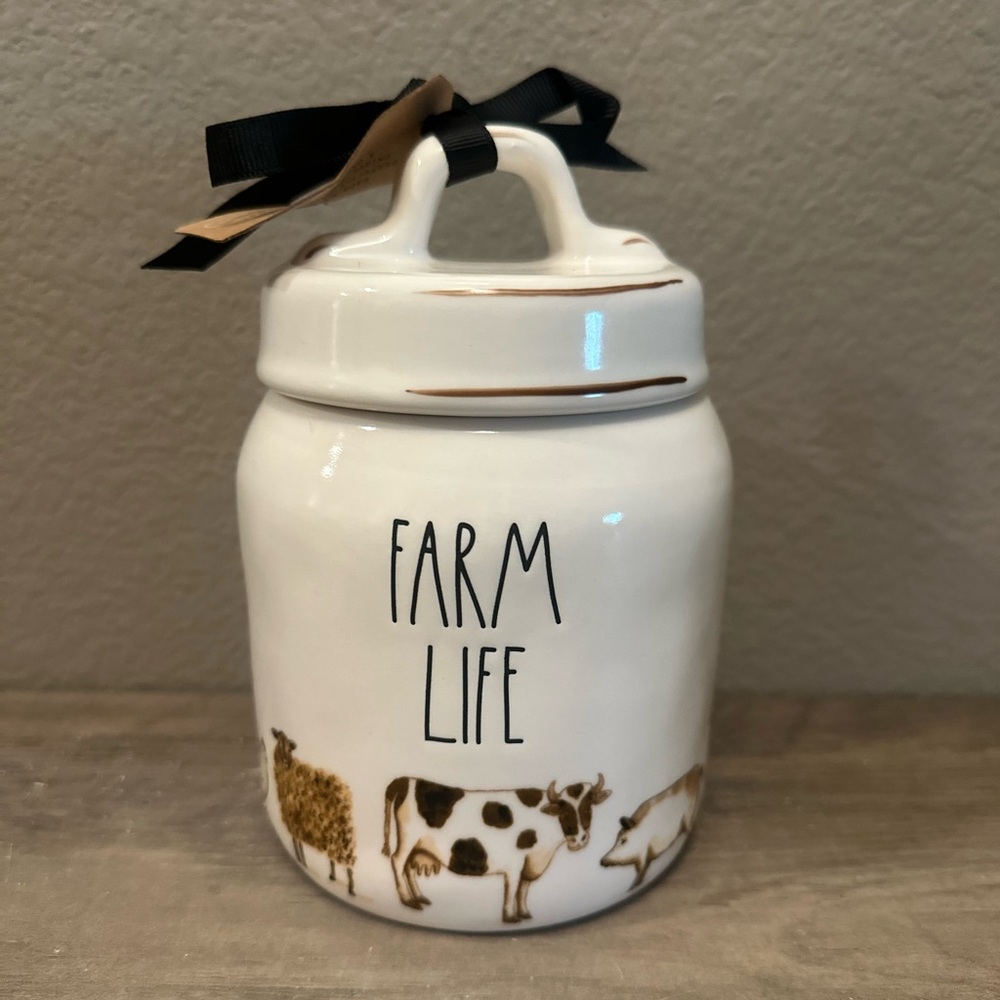 Sale! Rae Dunn Farm Life Canister/Jar